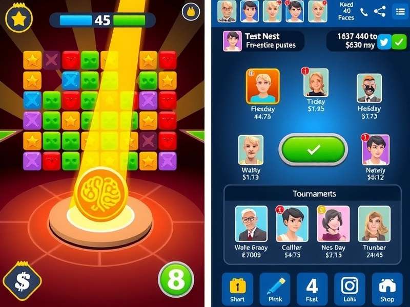 Brainy Battle tournament interface showing competitive gameplay